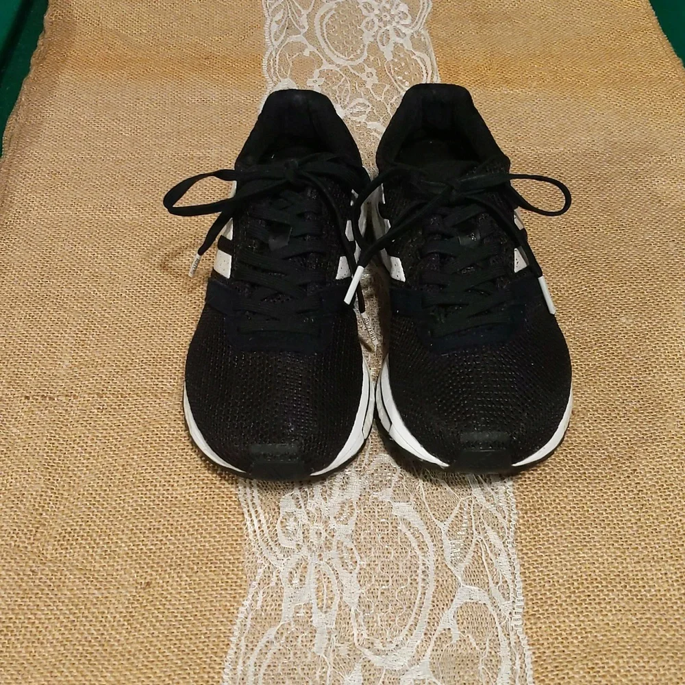 Adidas Adizero Adios 4 Women's Running Shoes Sz 5.5, Black/White - Picture 2 of 7